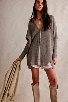 We The Free Jamie Linen V-Neck Sweater