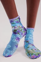 Lavender Bouquet Ankle Socks