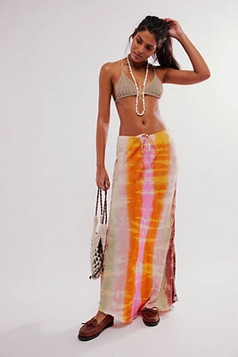 OneTeaspoon Mirage Hand-Dyed Slip Skirt