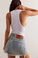 OneTeaspooon Junkyard Denim Mini Skirt