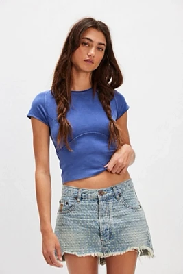 OneTeaspooon Junkyard Denim Mini Skirt