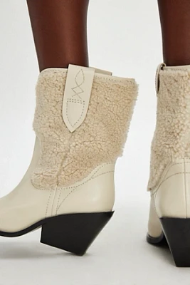 Pitchfork Point Shearling Boots