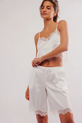 Frankies Bikinis Snuggle Satin Capris