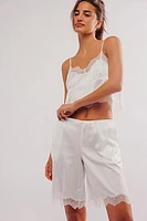 Frankies Bikinis Snuggle Satin Capris