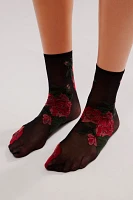 Rose Garden Sheer Socks