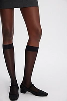 Crystal Sheer Trouser Socks