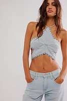 OneTeaspoon Diamond Star Denim Top