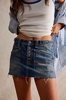 Izzie Denim Mini Skirt