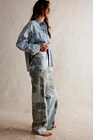 We The Free Tinsley Baggy High-Rise Printed Jeans