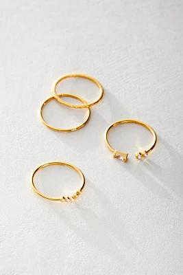 Jenae Gold Plated Ring Set