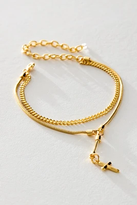 Antique Dreams Gold Plated Anklet
