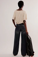 OneTeaspoon Jackson Mid-Waist Wide-Leg Jeans