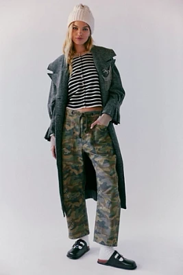 We The Free Moxie Printed Low-Slung Barrel Jeans