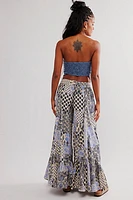 Summer Kiss Printed Godet Pants