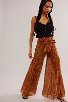 FP One Good Day Printed Wide-Leg Pants