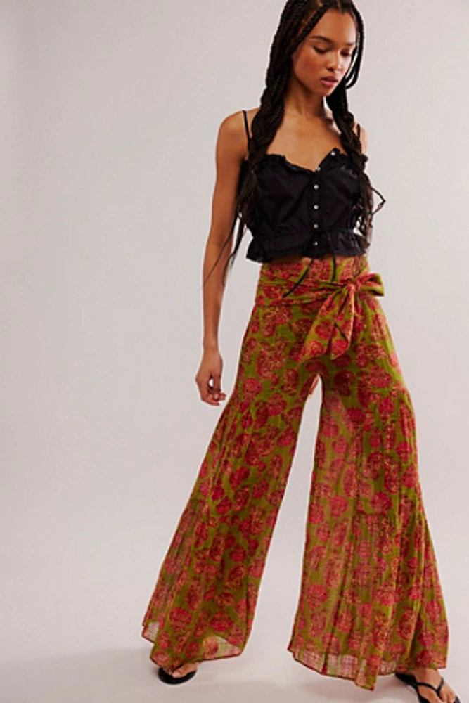 FP One Good Day Printed Wide-Leg Pants