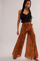 FP One Good Day Printed Wide-Leg Pants