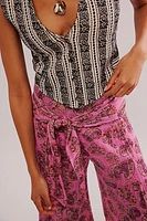 FP One Good Day Printed Wide-Leg Pants