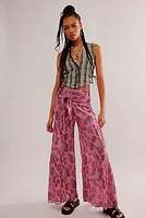 FP One Good Day Printed Wide-Leg Pants