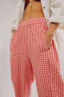 Preppy Poplin Gingham Pants