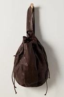 Harlow Leather Bucket Backpack