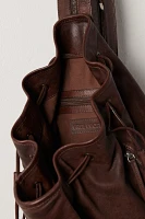 Harlow Leather Bucket Backpack