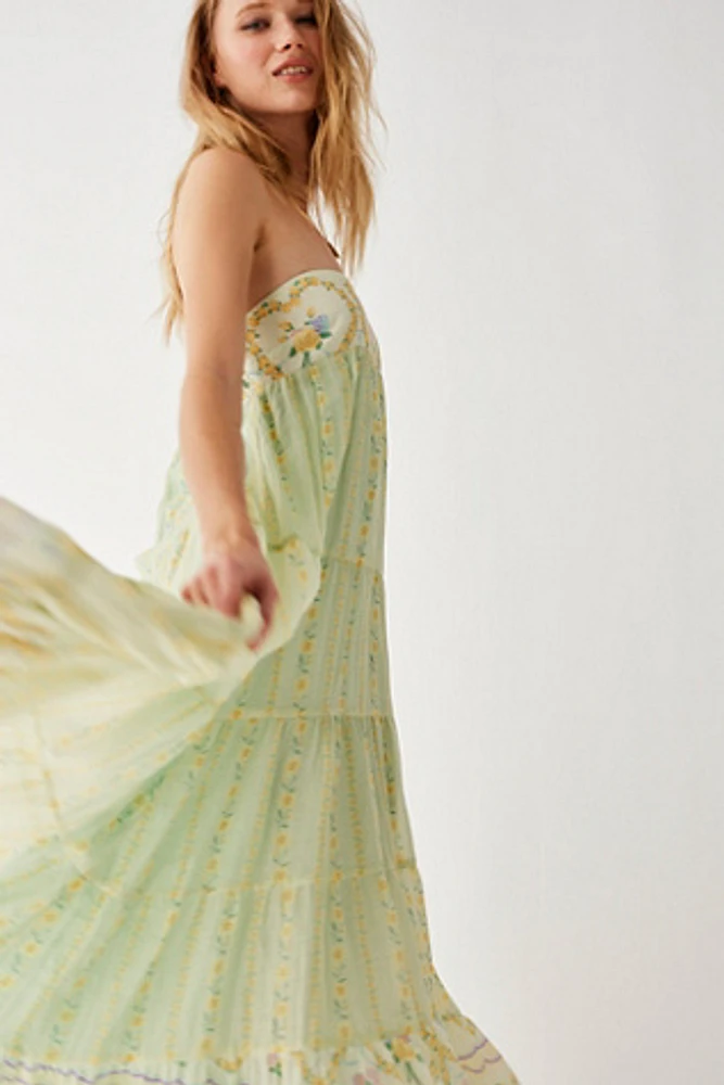 Last Dance Printed Maxi Dress