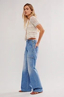 MOTHER The Patch Lasso Heel Jeans