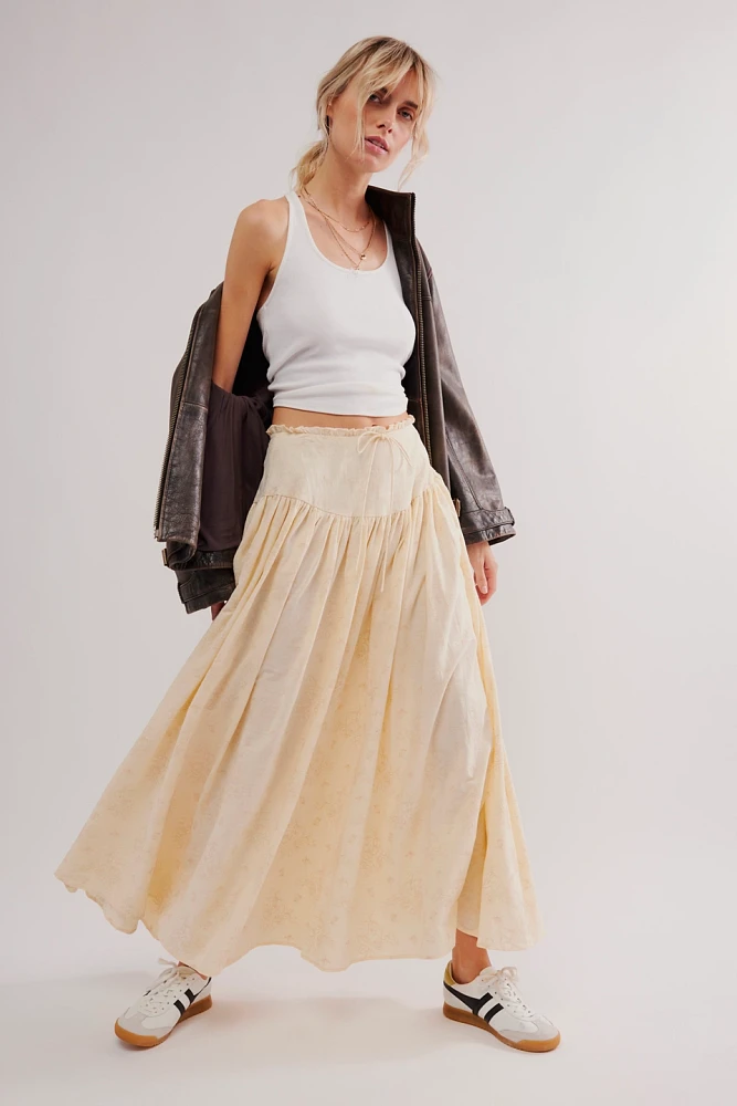 For Love & Lemons Gigi Maxi Skirt