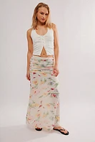 For Love & Lemons Abby Maxi Skirt