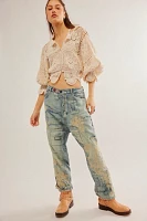 Magnolia Pearl Washed Denim Trousers