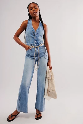 Levi's Vest Wide-Leg Jumpsuit