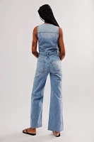 Levi's Vest Wide-Leg Jumpsuit