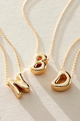 Bubble Monogram Necklace