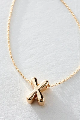 Bubble Monogram Necklace