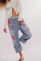 We The Free Hot Tropics Cuffed Harem Pants