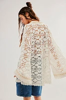 Bell Sleeve Lace Kimono