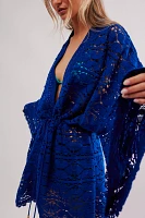 Bell Sleeve Lace Kimono