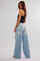 FRAME Le Low Baggy Wide-Leg Jeans