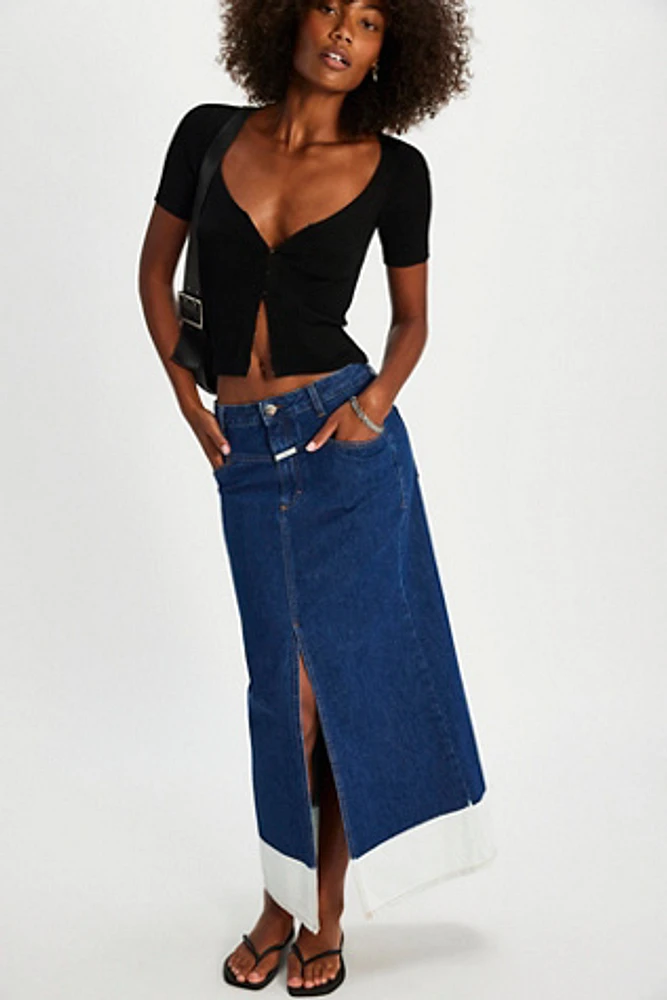 Closed Long X-Pocket Skirt