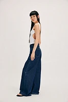 RE/DONE Mid-Rise Palazzo Jeans