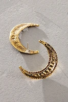 Alkemie Large Crescent Moon Earrings