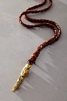 Alkemie Braided Deer Leather Necklace