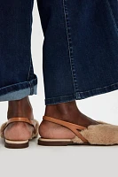 Cool Girl Shearling Flats