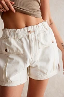 We The Free Effie Denim Pocket Shorts