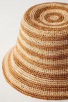 Inca Mocha Stripe Bucket Hat