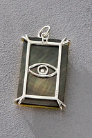 Maura Green Silver Moon Tarot Card Charm