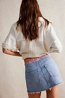 We The Free Georgia Denim Mini Skirt