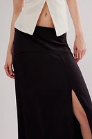 Isla Linen Maxi skirt