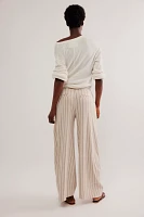 Tegan Striped Barrel Trousers